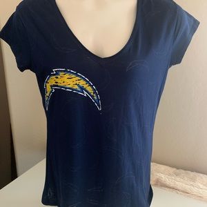 NFL Women’s Short Sleeve Chargers T Shirt